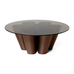 Table basse Anemone Ø110 cm, Chocolate