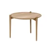 Table basse Aria, Chêne, Ø60x46 cm