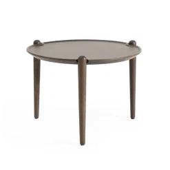 Table basse Aria, Dark oak, Ø60x37 cm