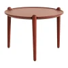 Table basse Aria, Red, Ø50x37 cm