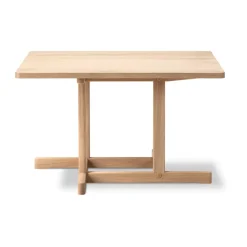 Table basse BM80 Mogensen Coffee Table 90x90 cm, Chêne savonné