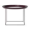 Table basse Duke Medium, Lacquered maroon
