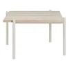 Table basse Elaine 54,2x54,2 cm, White ash