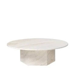 Table basse Epic, White, Ø110