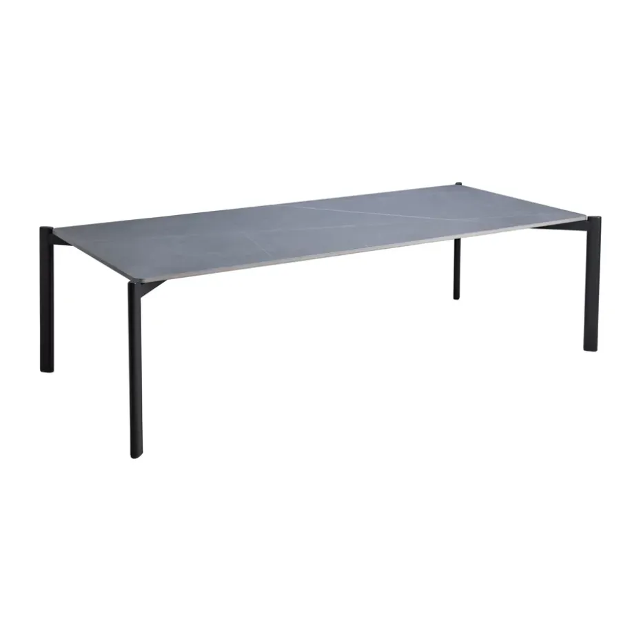 Table basse Hallavara, Noir 66x146 cm