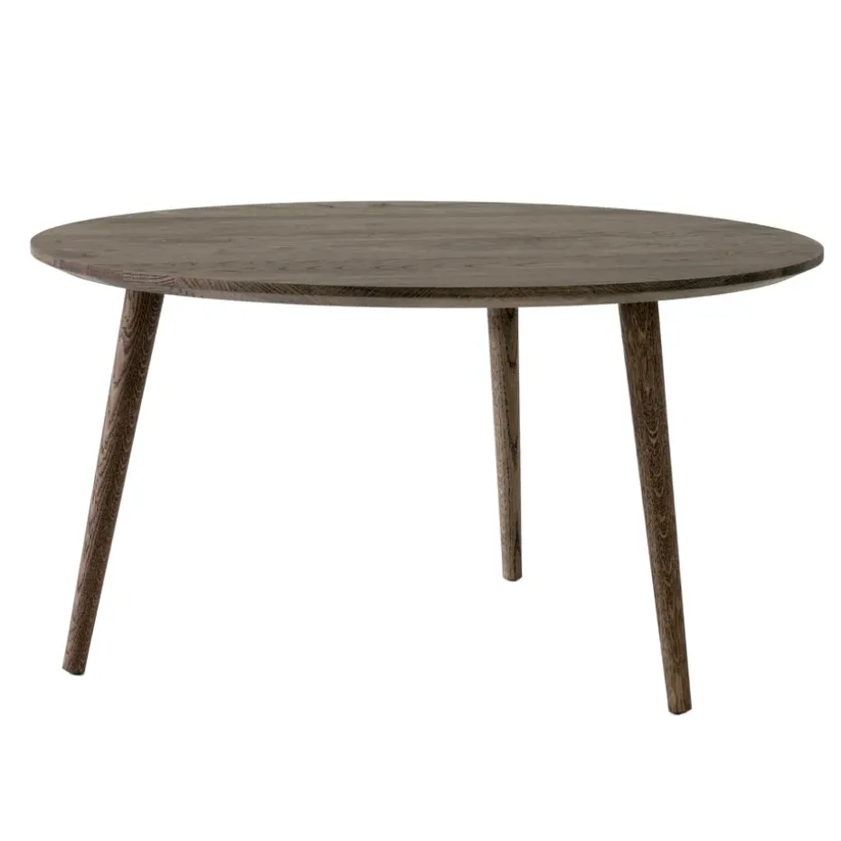Table basse In Between SK15 Ø90 cm, Smoked oiled oak
