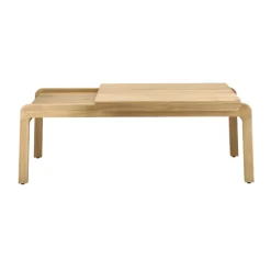 Table basse Knutskog 115x52x41 cm, Chêne laqué naturel