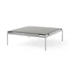 Table basse LN13 Sett, Smoked cast glass-dark chrome
