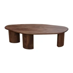 Table basse Lowe, Noyer dark brown