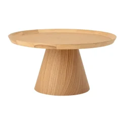 Table basse Luana Ø74 cm, Chêne