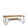 Table basse Marcel, Chêne huilé rustique, 140x70