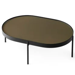 Table basse NoNo L 59,5x96,5 cm, Noir-marron