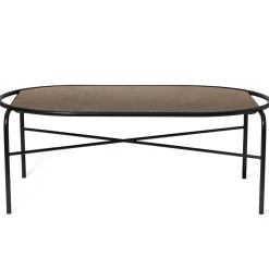 Table basse ovale Secant granit, Antique brown