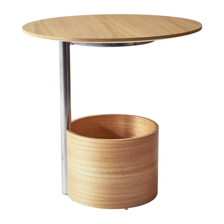 Table basse Parasol S Ø50 cm, Oak