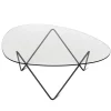 Table basse Pedrera, pieds noirs
