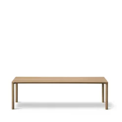 Table basse Piloti 6715, Chêne clair huilé-hauteur 41 cm