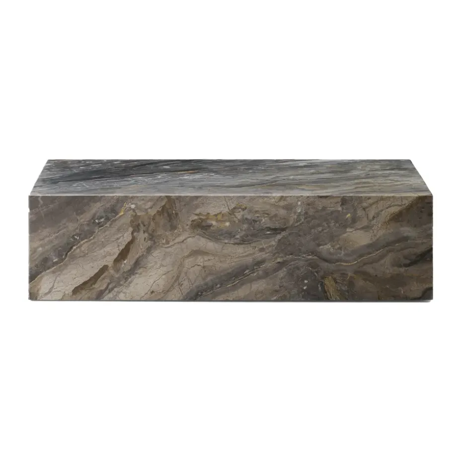 Table basse Plinth, Grey galaxy, low