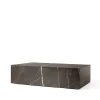 Table basse Plinth, grey, low