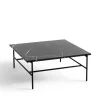 Table basse Rebar 80x84x33 cm, Black marble-black