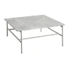 Table basse Rebar 80x84x33 cm, Grey marble-fossil