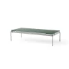 Table basse Sett LN12, Verde guatemala-dark chrome