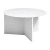 Table basse Slit Ø65 cm, White
