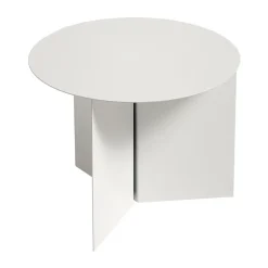 Table basse Slit Ø45 cm, White