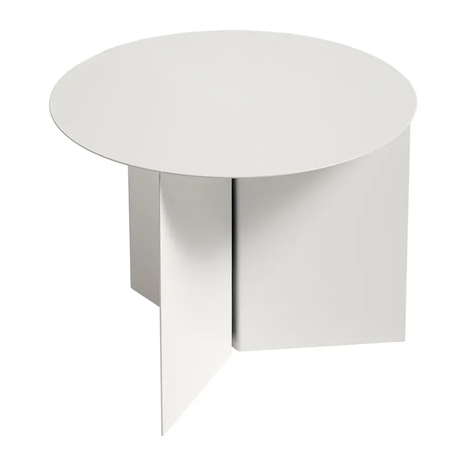 Table basse Slit Ø45 cm, White