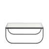 Table basse Tati High, verre, storm grey