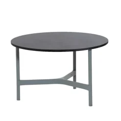 Table basse Twist medium Ø70 cm, Dark grey-light grey