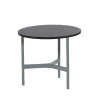Table basse Twist small Ø45 cm, Dark grey-light grey