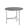 Table basse Twist small Ø45 cm, Fossil grey-white