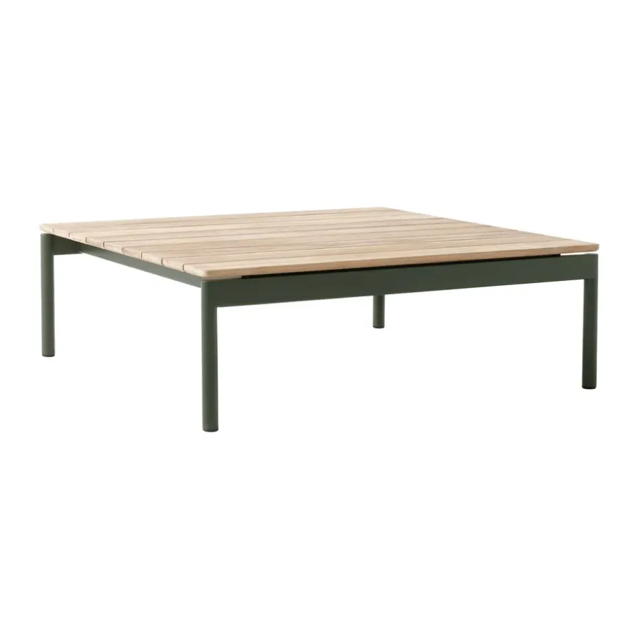 Table basse Ville Outdoor AV50, Bronze green-teak