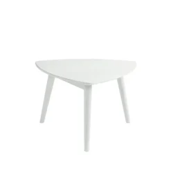 Table basse Yngve, blanc 21 couvrant, h. 50 cm
