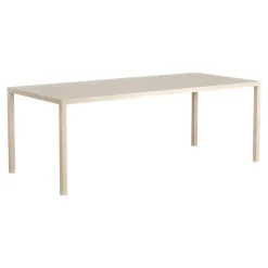 Table Bespoke 90x200 cm, Chêne pigmenté blanc