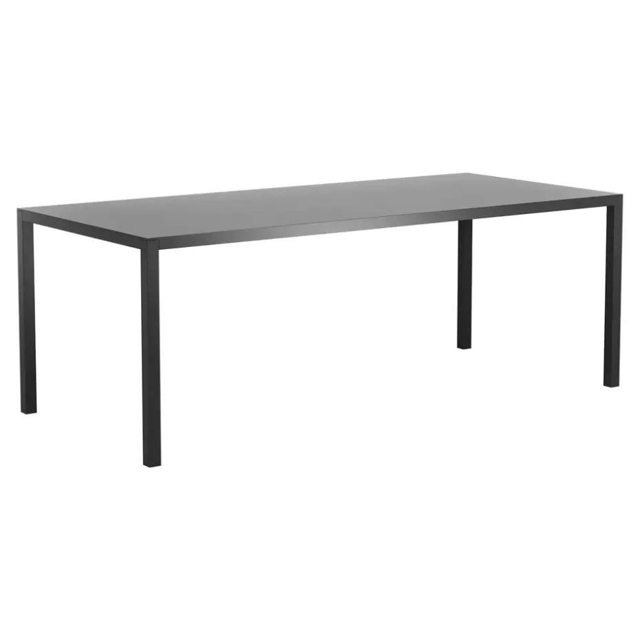 Table Bespoke 90x200 cm, Frêne émaillé noir
