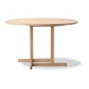 Table BM80 Mogensen Shaker Ø120 cm, Chêne savonné