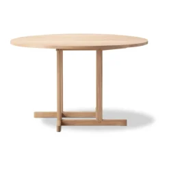 Table BM80 Mogensen Shaker Ø120 cm, Chêne savonné