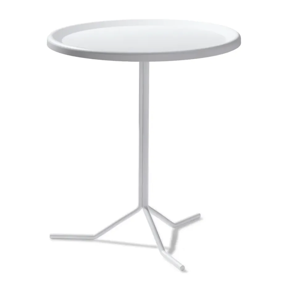 Table Bong Ø40x72 cm, Blanc