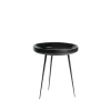 Table Bowl medium, mangue noir, structure noire