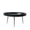 Table Bowl x-large, mangue noir, structure noire
