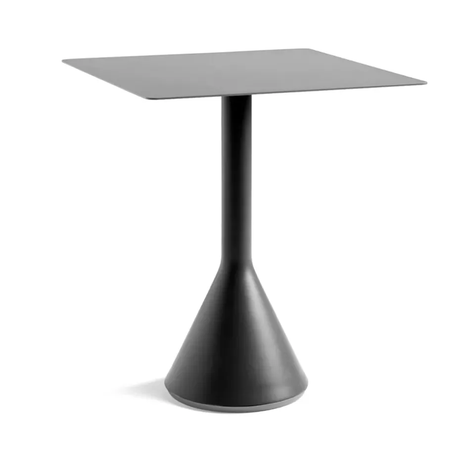 Table café carrée Palissade Cone 65x65 cm, Anthracite