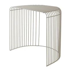 Table Curva 45 cm, Taupe
