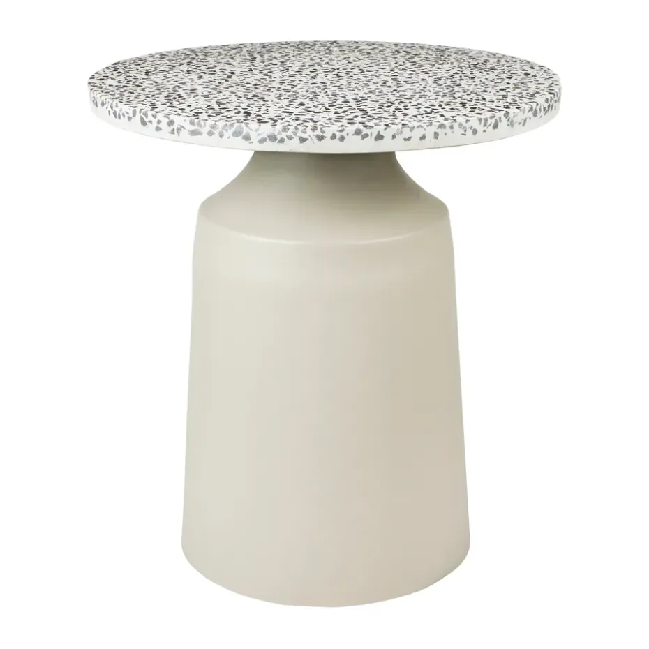Table d'appoint Agari Ø45x45 cm, Rainy day grey-black