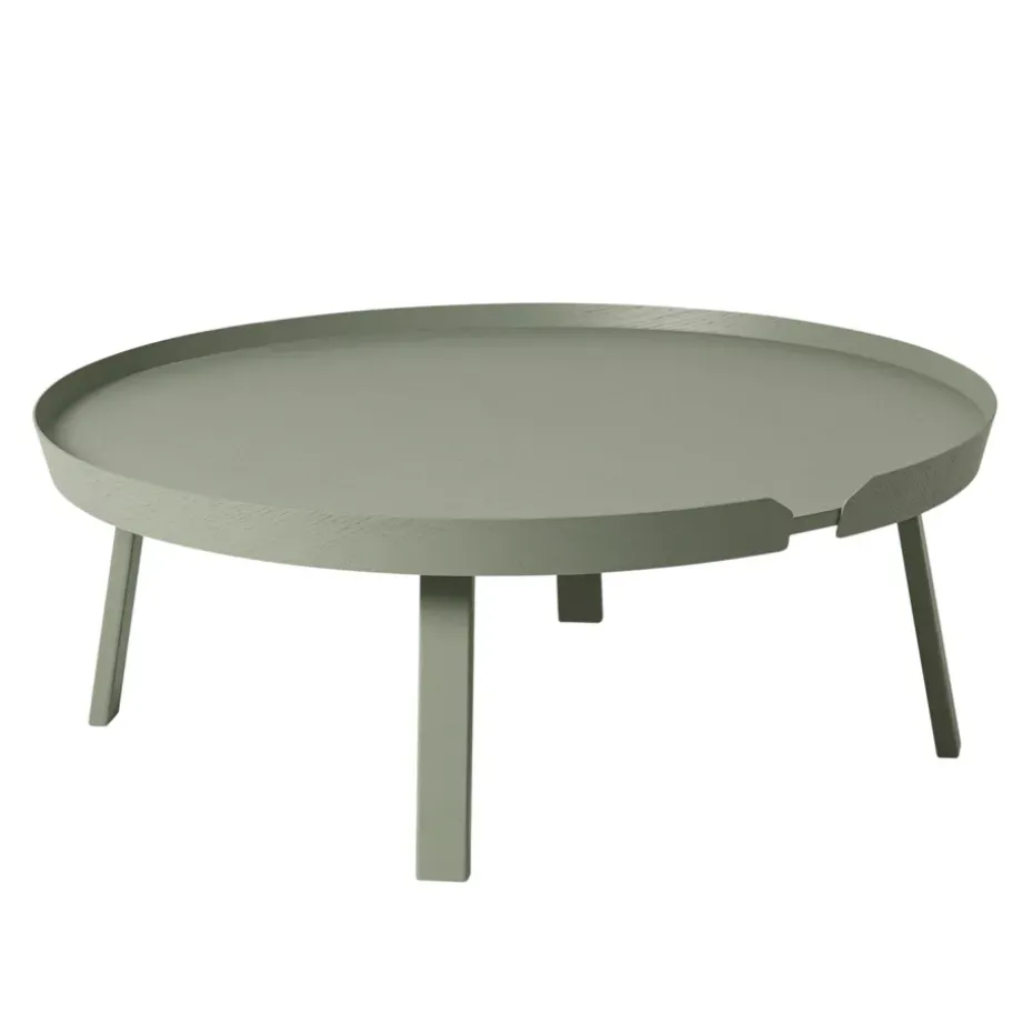 Table d'appoint Around extra large, Dusty green