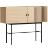 Table d'appoint Array, 120 cm, chêne pigmenté blanc
