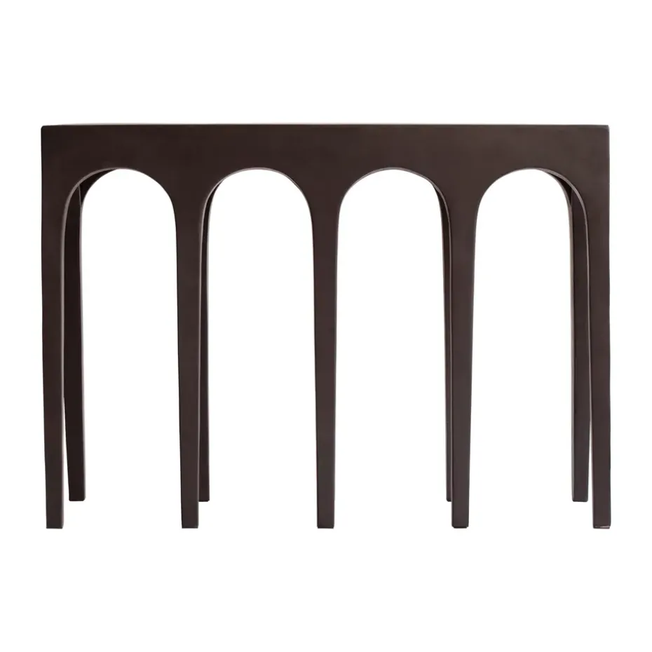 Table d'appoint Bow Console big 114x82 cm, Coffee