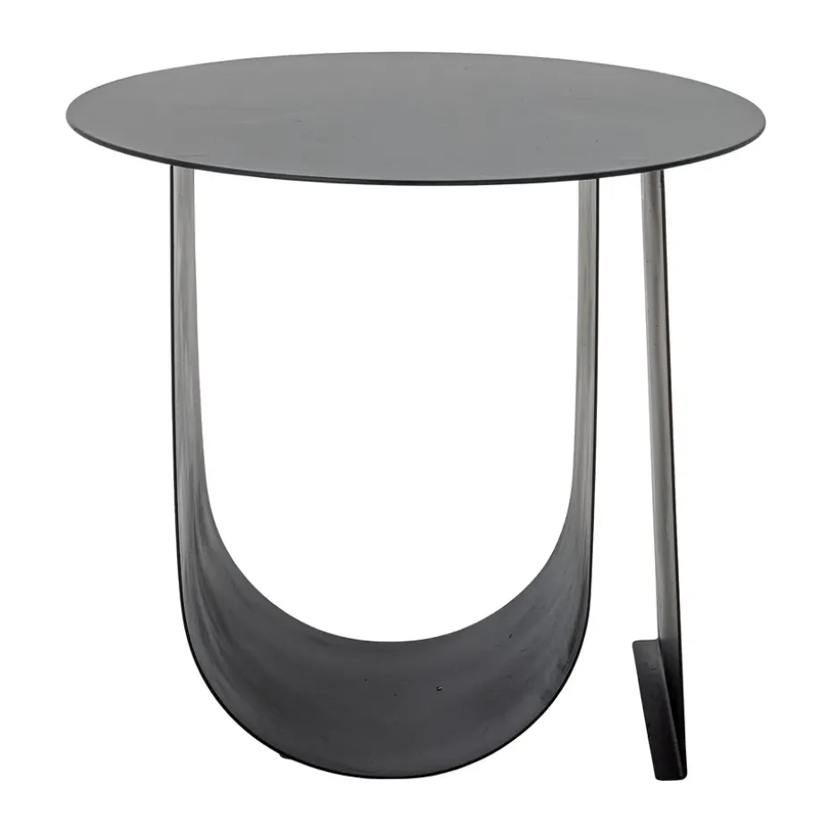 Table d'appoint Cher Ø43 cm, Noir