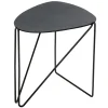 Table d'appoint Curve Chameleon Hippo, Black-anthracite