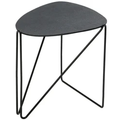 Table d'appoint Curve Chameleon Hippo, Black-anthracite